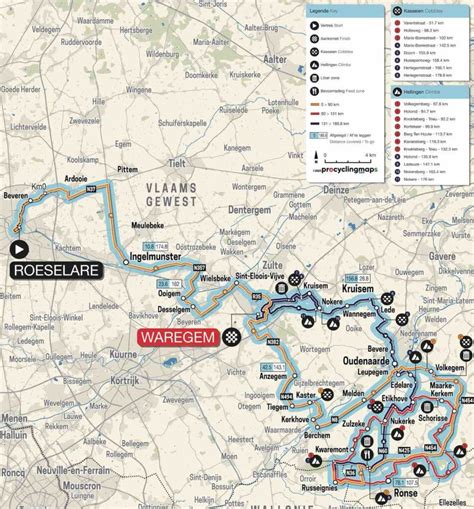 a travers la flandre 2023 parcours